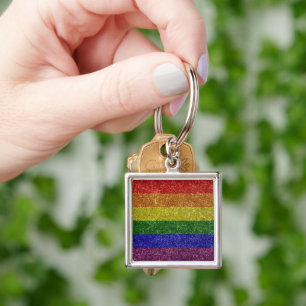Llavero Bandera del orgullo arco iris