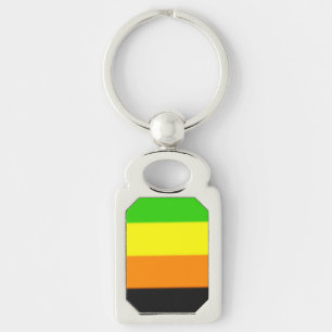 Llavero Bandera del Orgullo Aromántico de las Malvinas