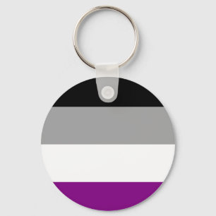 Llavero Bandera del Orgullo Asexual