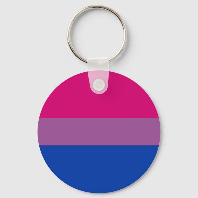 Llavero Bandera del Orgullo Bisexual (Anverso)