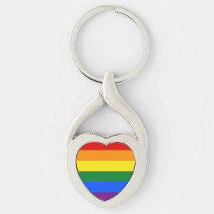 Llavero Bandera del Orgullo Gay Arcoíris LGBT