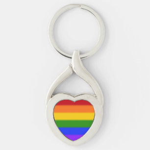 Llavero Bandera del orgullo gay caído
