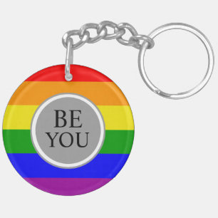 Llavero Bandera del Orgullo Gay de Guay Sea You