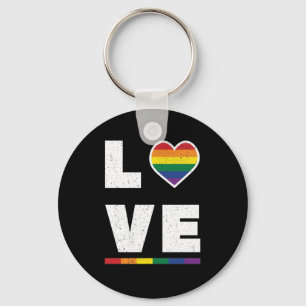 Llavero Bandera del Orgullo Gay LGBTQ Molesta Amor Grunge