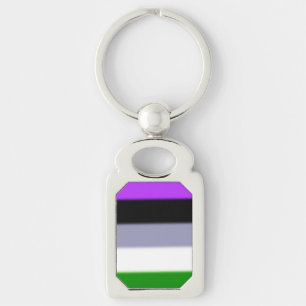 Llavero Bandera del Orgullo Géneer Caída
