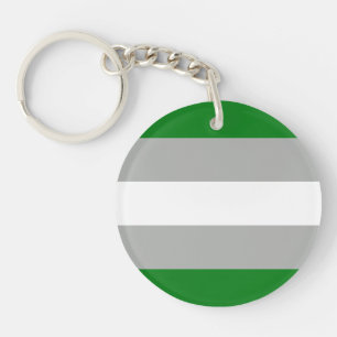 Llavero Bandera del Orgullo Grisromántico