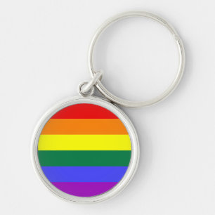 Llavero Bandera del Orgullo Iris