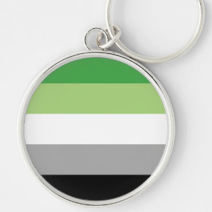 Llavero Bandera del orgullo romántico LGBTQ