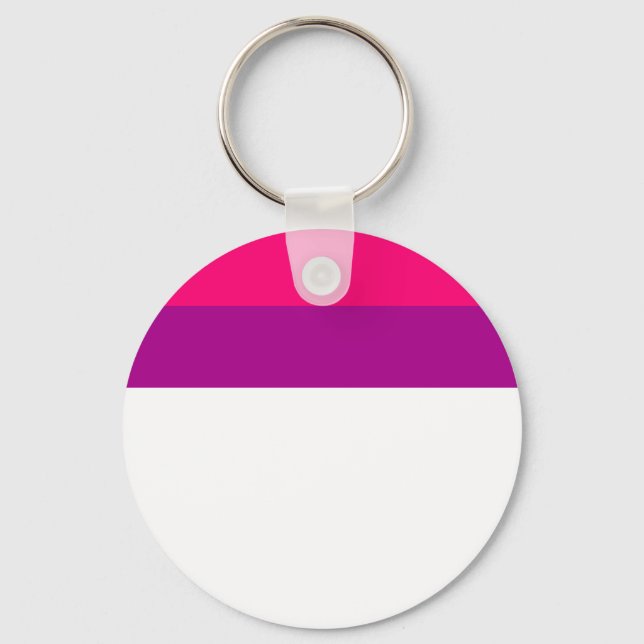 Llavero Bandera del Orgullo Semi Bisexual (Anverso)