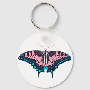 Llavero Bandera del Orgullo Transgénero Mariposa Tradicion