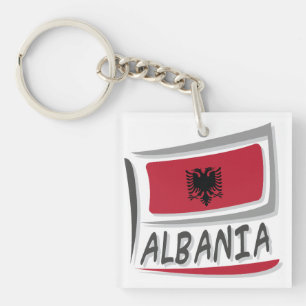 Llavero Bandera del Orgullo X de Albania