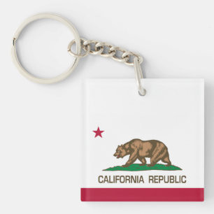 Llavero Bandera del Oso del Estado República de California