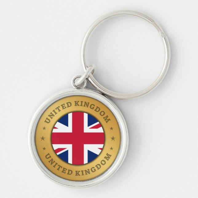 Llavero Bandera del Reino Unido (Frente)
