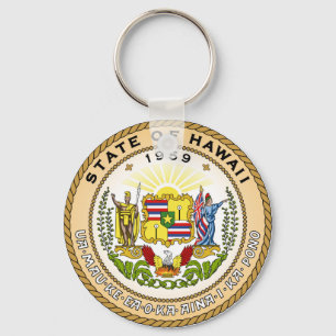 Llavero Bandera del símbolo de la república de Hawaii del