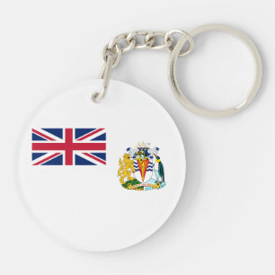 Llavero Bandera del Territorio Antártico Británico