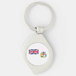 Llavero Bandera del Territorio Antártico Británico