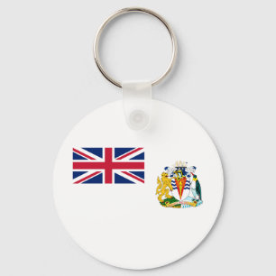 Llavero Bandera del Territorio Antártico Británico