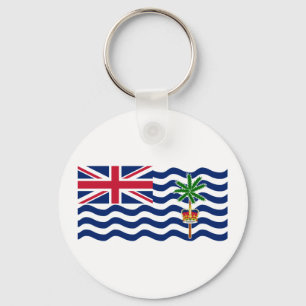Llavero Bandera del Territorio del Océano Índico Británico