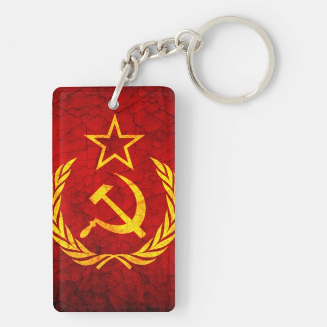 Llavero Bandera del vintage CCCP (Atrás)