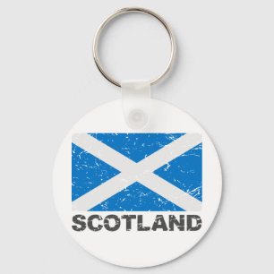 Llavero Bandera del vintage de Escocia