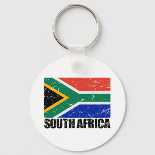 Llavero Bandera del vintage de Suráfrica