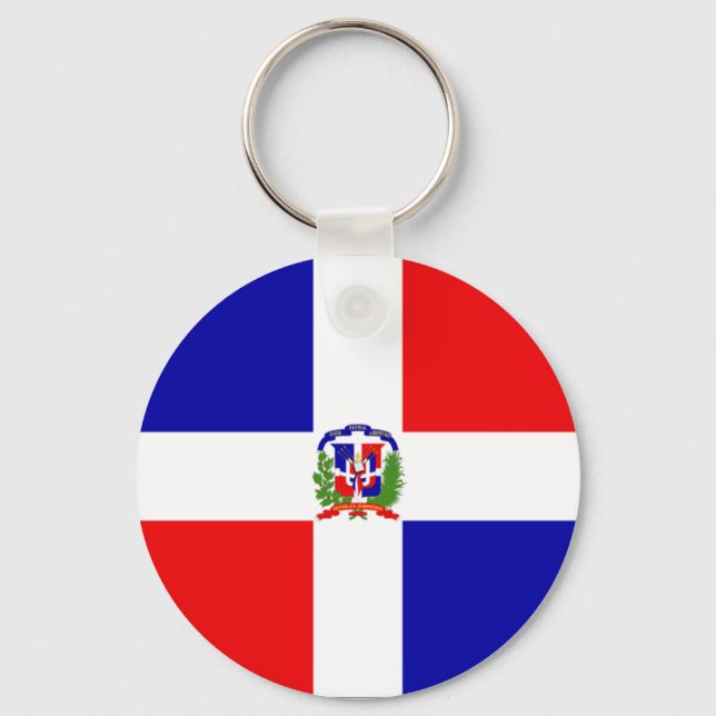 Llavero Bandera dominicana (Anverso)