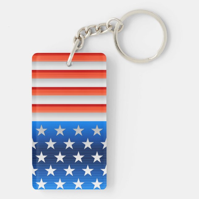 Llavero Bandera estadounidense (Atrás)