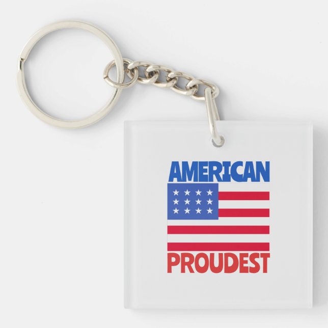 Llavero Bandera estadounidense (Frente)