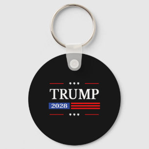 Llavero Bandera estadounidense de Donald Trump 2028 a favo