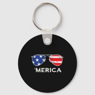 Llavero Bandera estadounidense de Merica Gafas de sol Niño