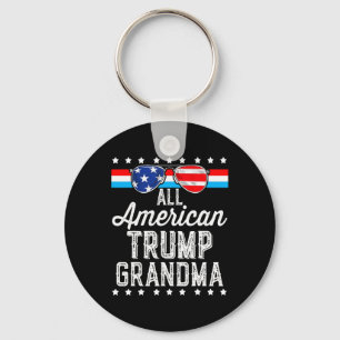 Llavero Bandera estadounidense de Trump, abuela estadounid
