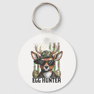 Llavero Bandera Estadounidense Deer Y Camo Cap Egter Hunte