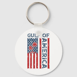 Llavero Bandera Estadounidense Del Golfo De Estados Unidos