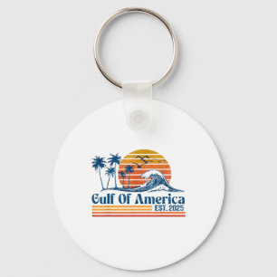 Llavero Bandera Estadounidense Del Golfo Retro De Estados 