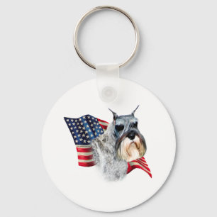 Llavero Bandera estándar Schnauzer