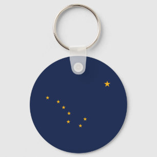 Llavero Bandera estatal de Alaska