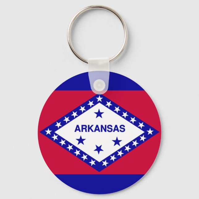 Llavero Bandera Estatal de Arkansas (Anverso)