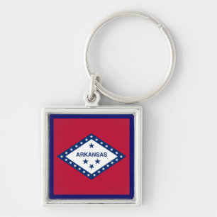 Llavero Bandera estatal de Arkansas