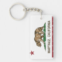 Bandera estatal de California Martinez