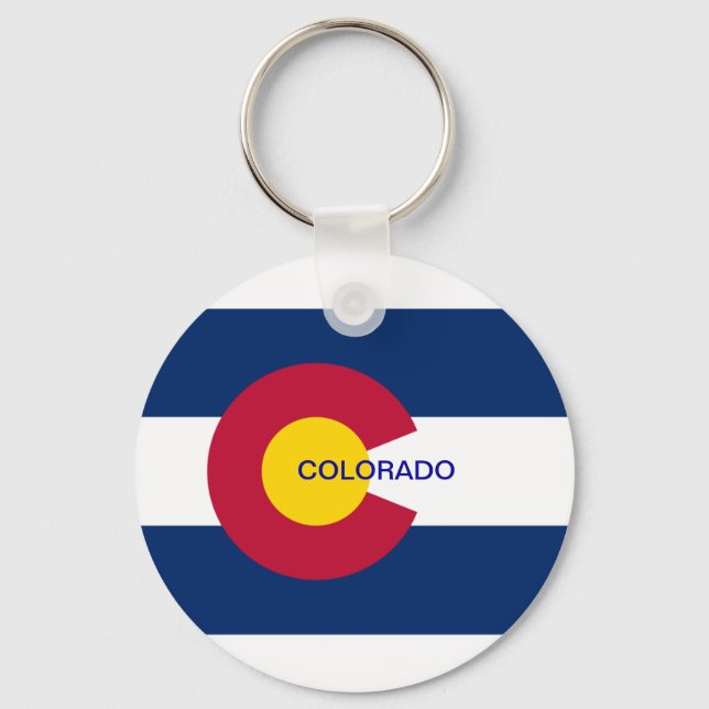 Llavero Bandera Estatal de Colorado (Anverso)