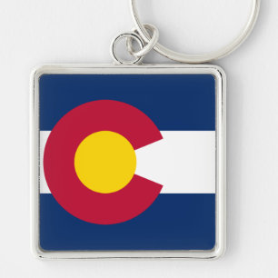 Llavero Bandera Estatal de Colorado