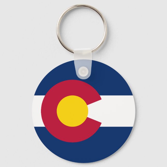 Llavero Bandera Estatal de Colorado (Anverso)