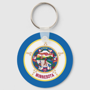 Llavero Bandera estatal de Minnesota