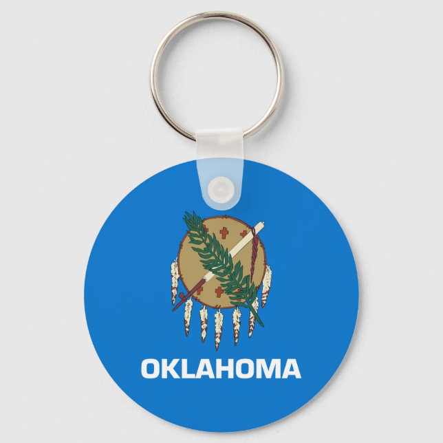Llavero Bandera estatal de Oklahoma (Anverso)