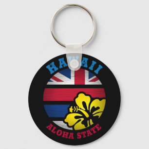 LLAVERO BANDERA ESTATAL HAWAII ALOHA