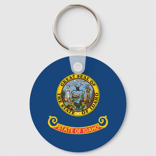 Llavero Bandera Estatal Idaho (Anverso)