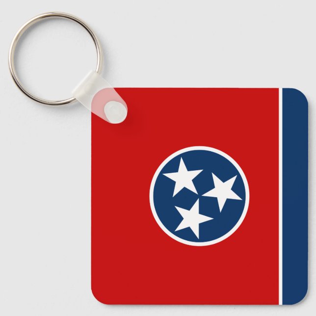 Llavero Bandera Estatal Tennessee (Anverso)