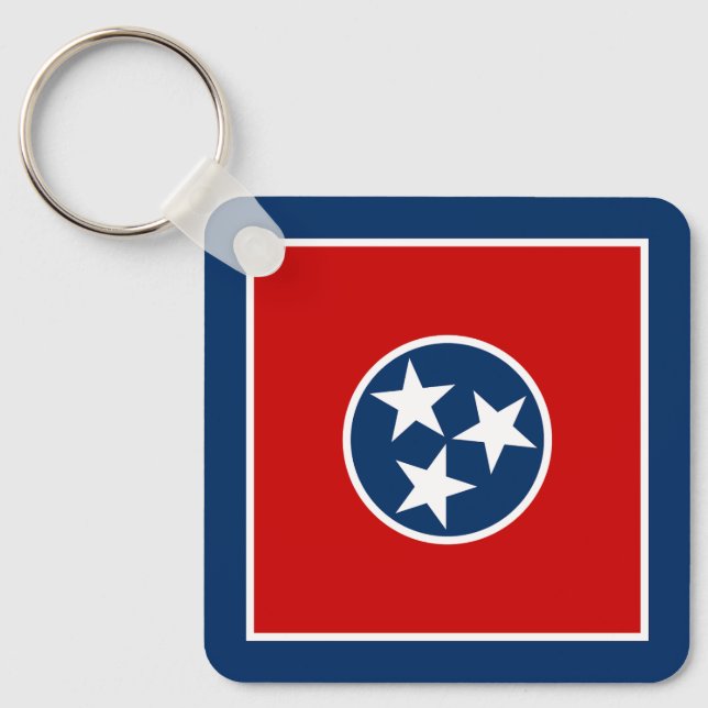 Llavero Bandera Estatal Tennessee (Anverso)