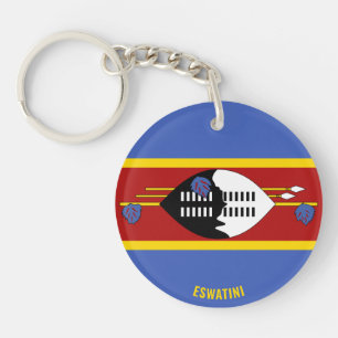Llavero Bandera Eswatini Encantadora Keychain Patriótico