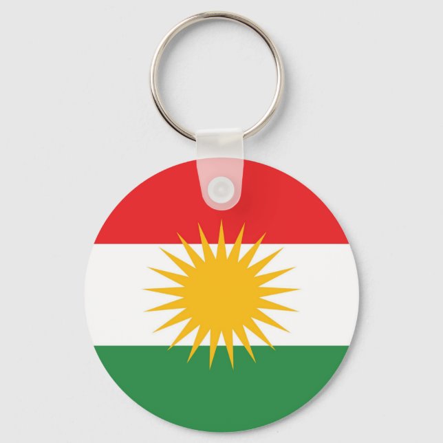 Llavero Bandera étnica de Kurdistán (Anverso)
